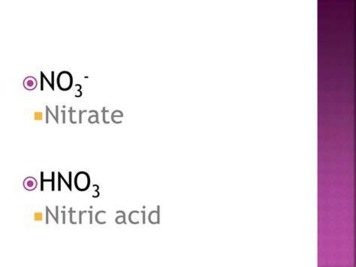Do nitrates react with acids?