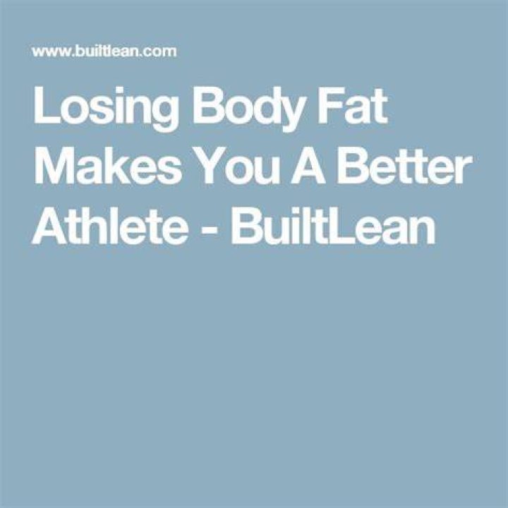 Does body fat affect athletic performance?