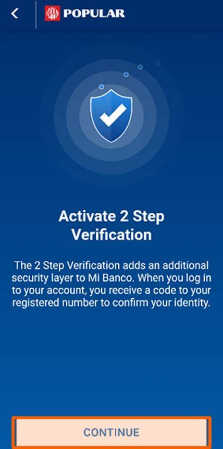 How do I activate 2 step verification?