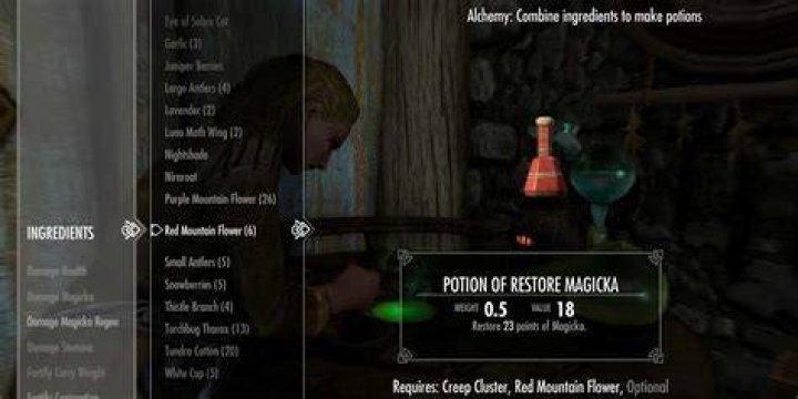 How do I increase my magicka in Skyrim?