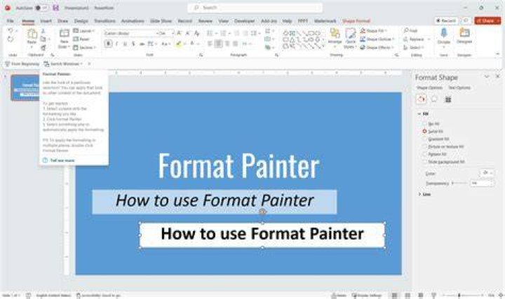 How do I keep Format Painter on?