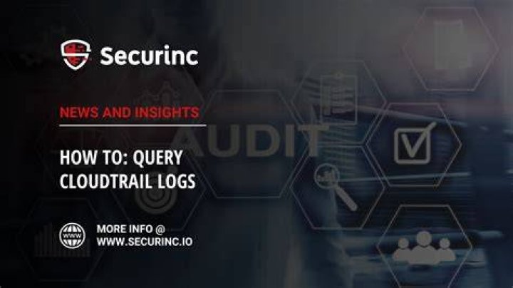 How do I query CloudTrail logs?