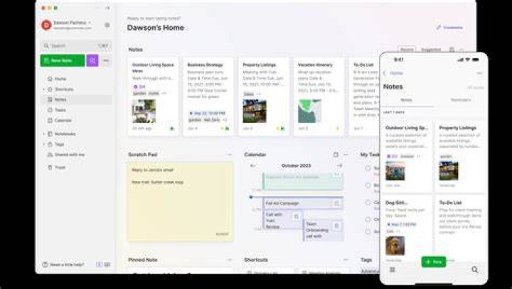 How do I use Evernote projects?