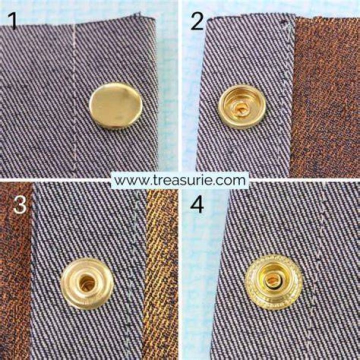 How do you attach snaps?