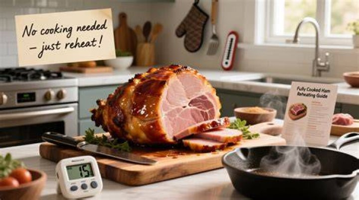 How do you cook Sam's Choice fully cooked ham?