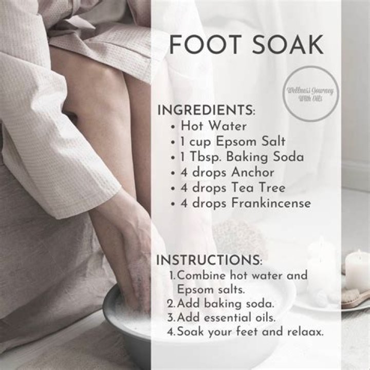 How do you make a soothing foot soak?