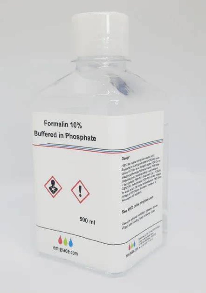 How do you prepare 10% buffered formalin?