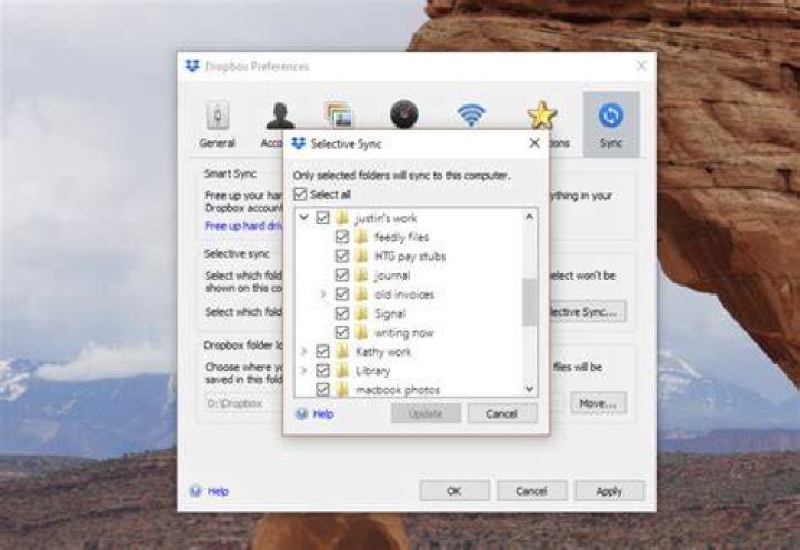 How does Dropbox Selective Sync work?