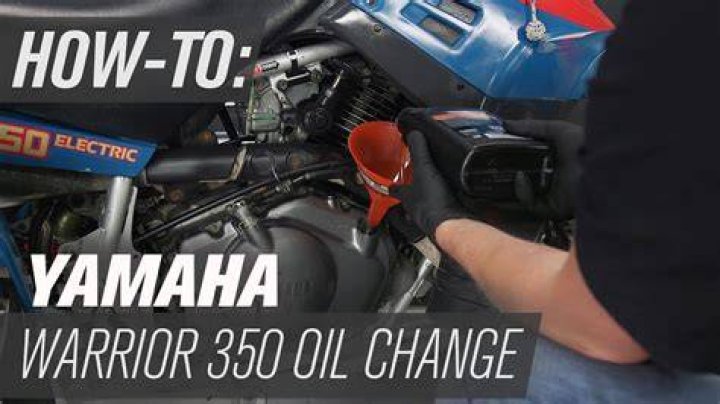 How much oil does a Yamaha Warrior take?