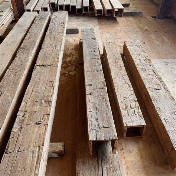 How old are hand hewn beams?