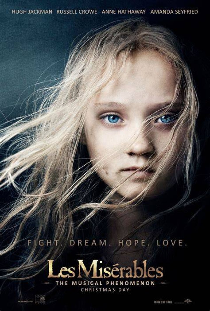 How old is Cosette in Les Miserables?
