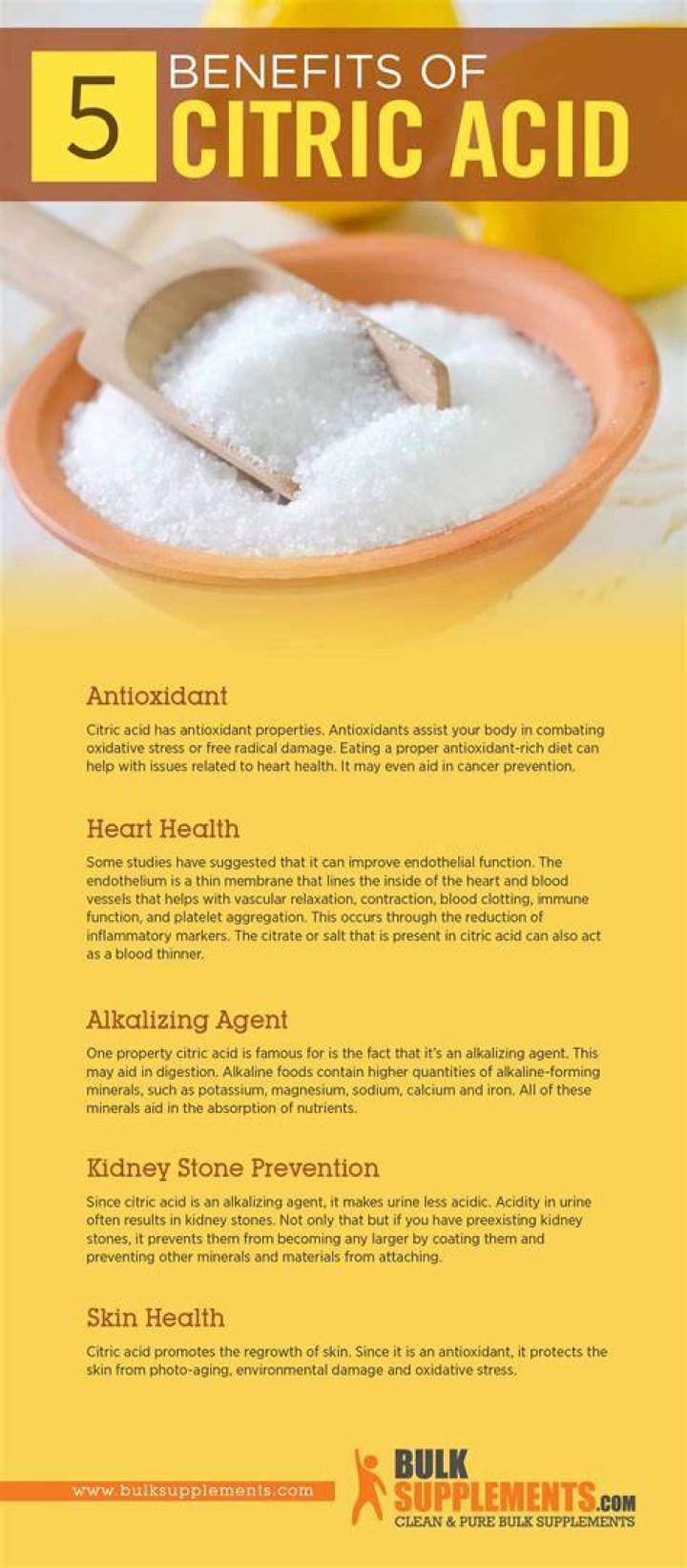 Is citric acid safe on skin?