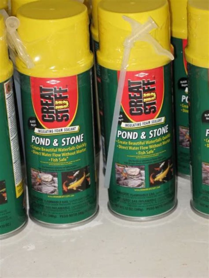 Is Great Stuff foam safe for fish?