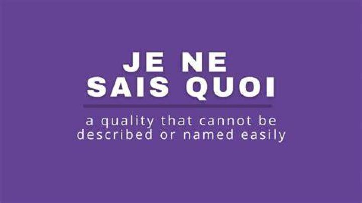 Is je ne sais quoi grammatically correct?