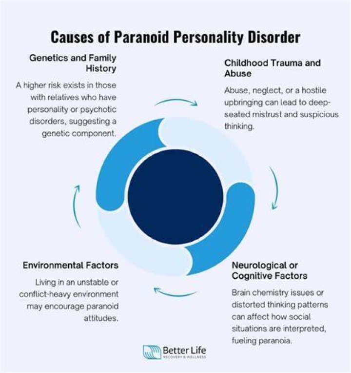 What causes paranoid personality disorder?