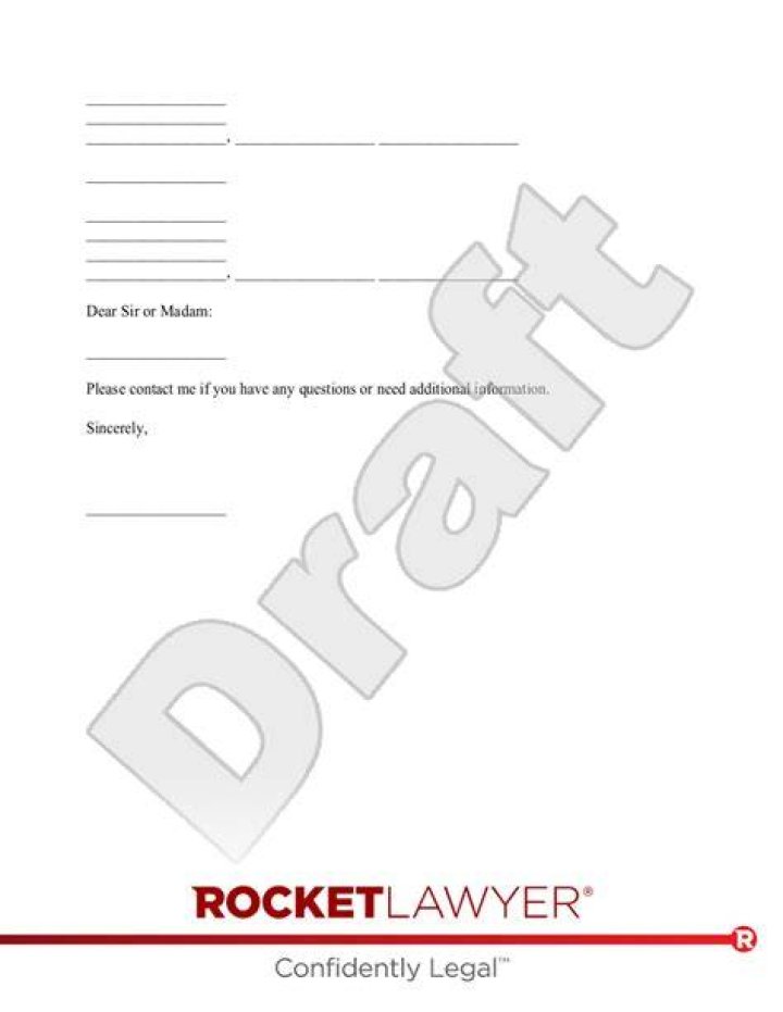What is a free form letter?