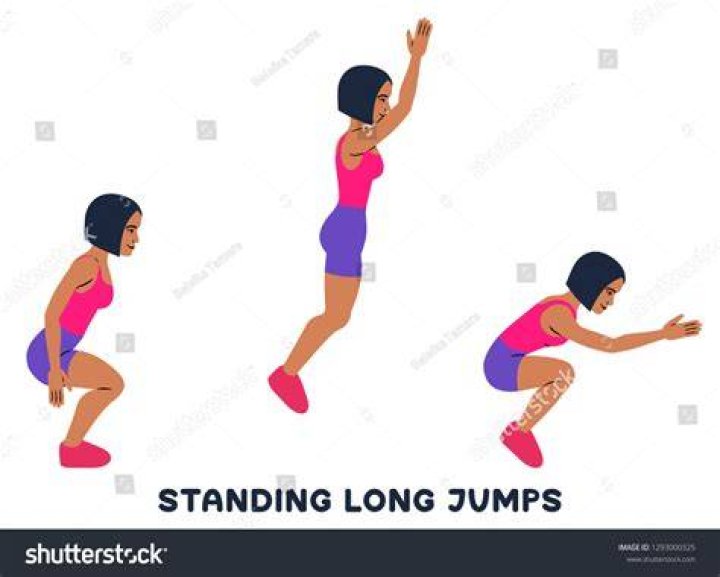 What is a good standing long jump?