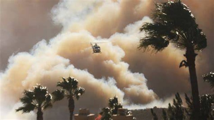 What is causing the high winds in California?