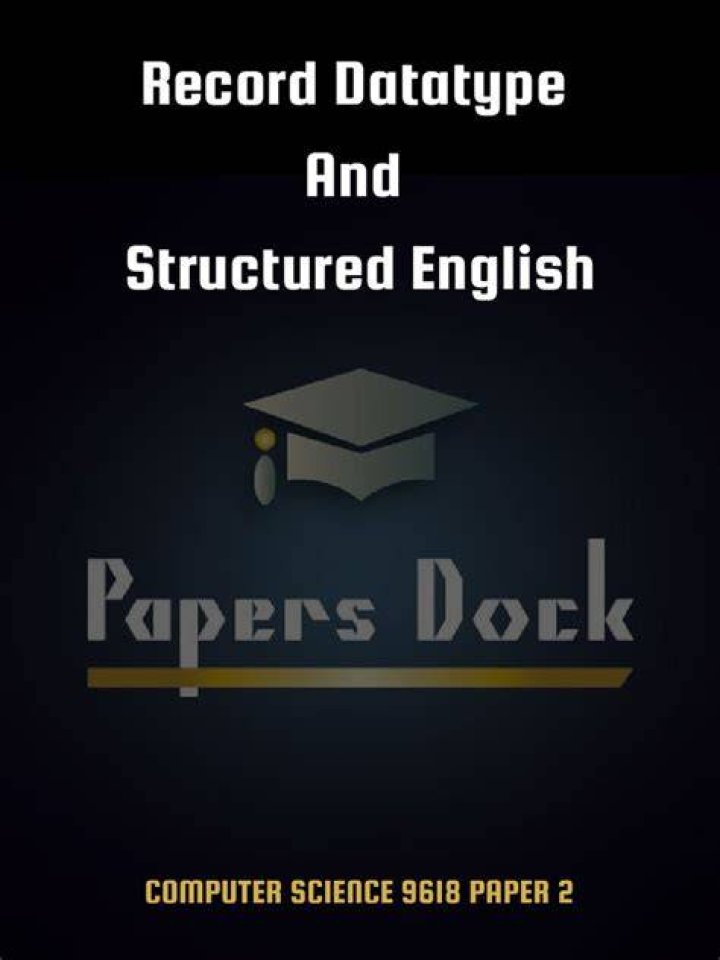 What is structured datatype? | ContextResponse.com
