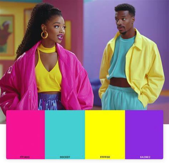 What were the colors of the 90s?