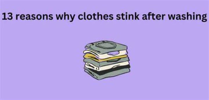 Why do my freshly laundered clothes stink?